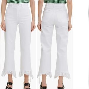 Maje Pavot Shredded Hem jeans